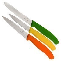 Фото Набор цветных ножей Victorinox Swiss Classic 3 шт. в подарочной упаковке 6.7116.31G