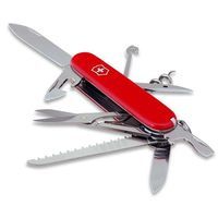 Комплект Нож Victorinox Huntsman Red 1.3713 + Чехол с фонариком Police