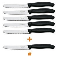 Комплект кухонных ножей Victorinox 6.7833 5 шт + 1 шт в подарок