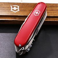 Комплект Нож Victorinox SwissChamp Red 1.6795 + Чехол с фонариком Police