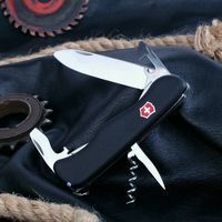 Комплект Нож Victorinox Nomad/Pickniker 0.8353.3 + Кожаный чехол + Фонарь