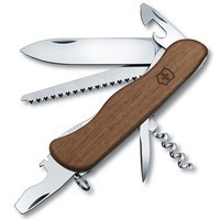 Фото Комплект Нож Victorinox Forester Wood 0.8361.63 + Кожаный чехол + Фонарь