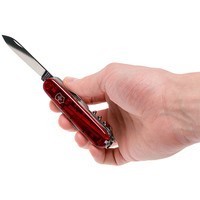 Складной нож Victorinox Transparent Red Blister 1.3703.TB1
