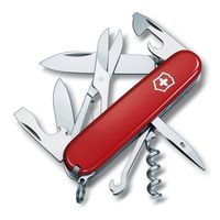 Комплект Victorinox Нож Climber 1.3703 + Чехол для ножа универсальный на липучке + Фонарь