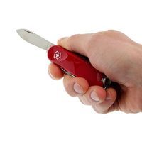 Комплект Victorinox Нож Explorer 1.6703 + Чехол для ножа универсальный на липучке + Фонарь