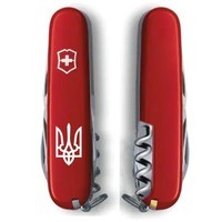Фото Комплект Нож Victorinox Spartan Ukraine 1.3603_T0010u + Чехол с фонариком Police