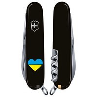 Фото Комплект Нож Victorinox Climber Ukraine 1.3703.3_T1090u + Чехол с фонариком Police