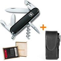 Комплект Нож Victorinox Spartan 1.3603.3 + Чехол с фонариком Police