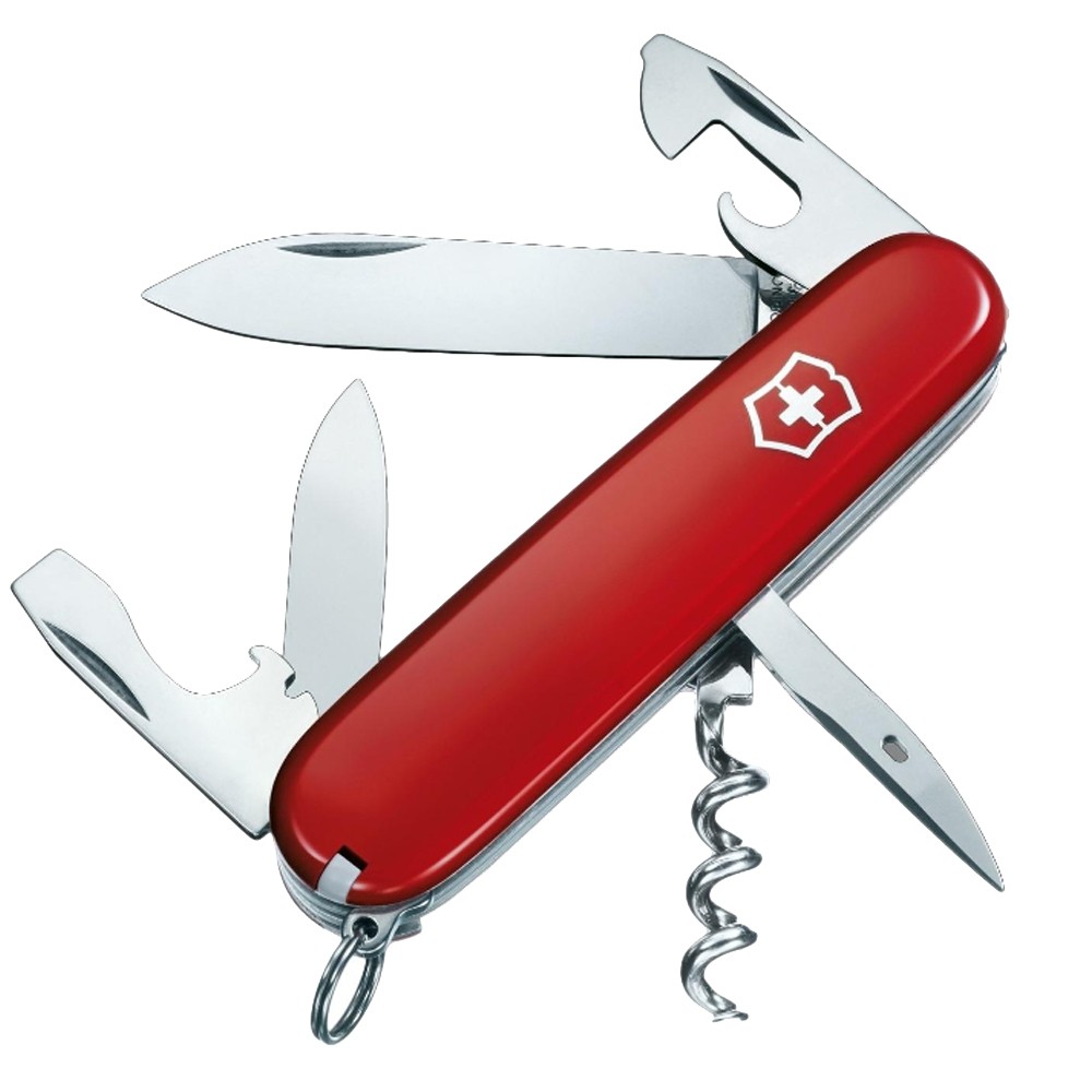 Подарочный комплект Victorinox Spartan Red 1.3603 + трещотка + биты + фонарь + чехол